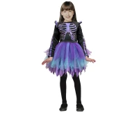Costume for child Purple Skeleton (dress), size 120/130 cm